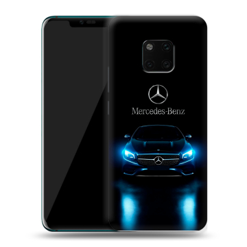Пластиковый чехол на Huawei Mate 20 Pro с принтом Mercedes Мерседес Пластиковый чехол на Huawei Mate 20 Pro с принтом Mercedes Мерседес