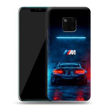 Пластиковый чехол на Huawei Mate 20 Pro с принтом BMW БМВ