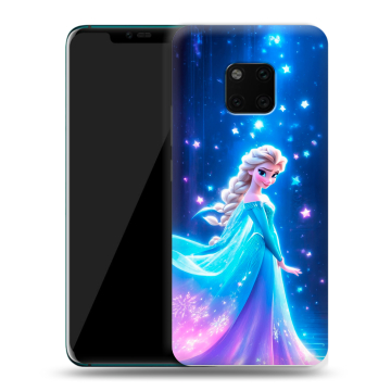 Пластиковый чехол на Huawei Mate 20 Pro с принтом Холодное сердце Frozen