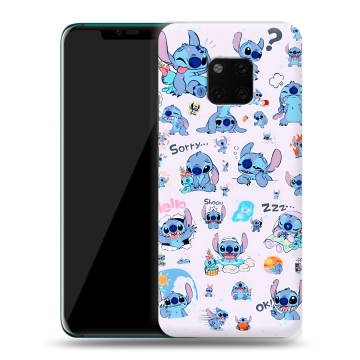 Пластиковый чехол на Huawei Mate 20 Pro с принтом Лило и Стич Пластиковый чехол на Huawei Mate 20 Pro с принтом Лило и Стич