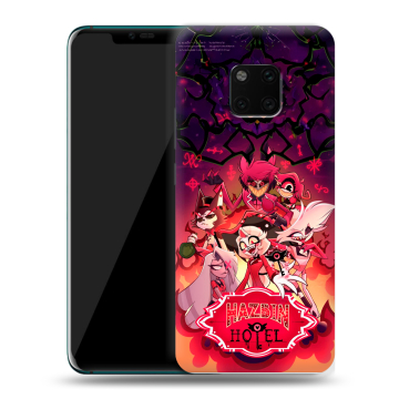 Пластиковый чехол на Huawei Mate 20 Pro с принтом Hazbin Hotel Отель Хазбин