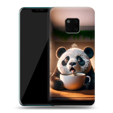 Пластиковый чехол на Huawei Mate 20 Pro с принтом смешная панда Пластиковый чехол на Huawei Mate 20 Pro с принтом смешная панда