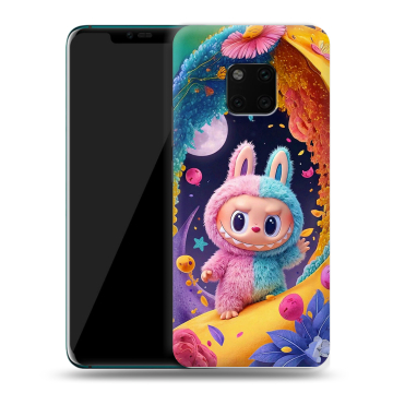 Пластиковый чехол на Huawei Mate 20 Pro с принтом Labubu Лабубу