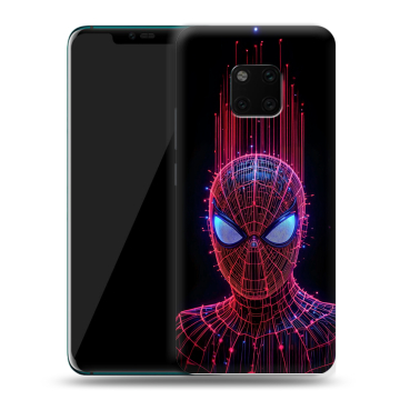 Пластиковый чехол на Huawei Mate 20 Pro с принтом Spiderman Человек паук Пластиковый чехол на Huawei Mate 20 Pro с принтом Spiderman Человек паук