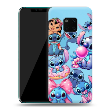 Пластиковый чехол на Huawei Mate 20 Pro с принтом Лило и Стич Пластиковый чехол на Huawei Mate 20 Pro с принтом Лило и Стич