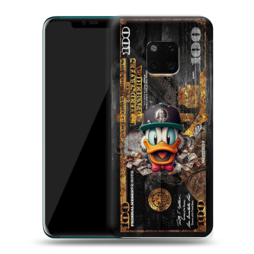 Пластиковый чехол на Huawei Mate 20 Pro с принтом Дональд Дак Доллар