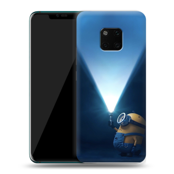 Пластиковый чехол на Huawei Mate 20 Pro с принтом Миньоны