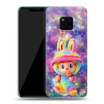 Пластиковый чехол на Huawei Mate 20 Pro с принтом Labubu Лабубу Пластиковый чехол на Huawei Mate 20 Pro с принтом Labubu Лабубу