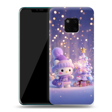 Пластиковый чехол на Huawei Mate 20 Pro с принтом Новый год Пластиковый чехол на Huawei Mate 20 Pro с принтом Новый год