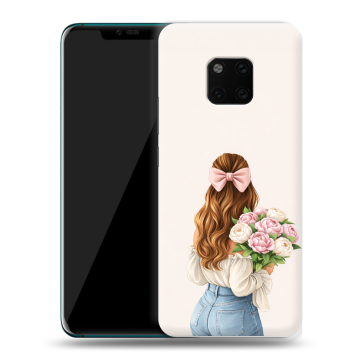 Пластиковый чехол на Huawei Mate 20 Pro с принтом женский Пластиковый чехол на Huawei Mate 20 Pro с принтом женский