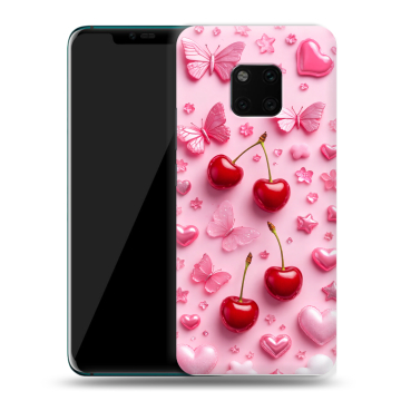 Пластиковый чехол на Huawei Mate 20 Pro с принтом для девочек