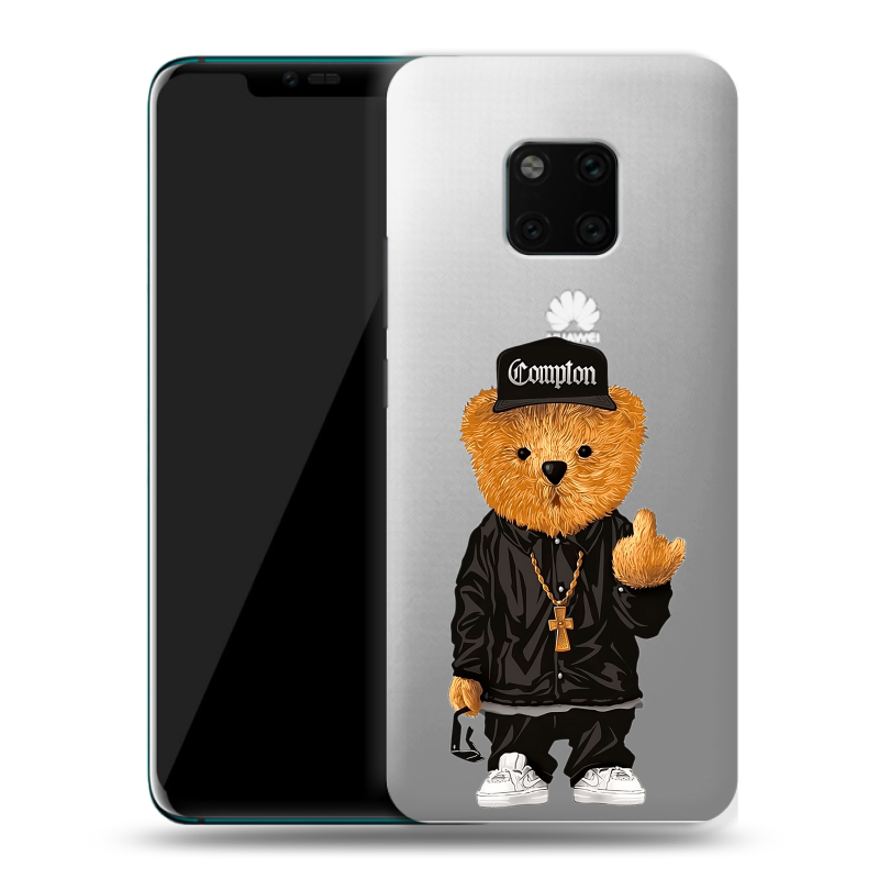 Пластиковый чехол на Huawei Mate 20 Pro с принтом Плюшевый медведь Пластиковый чехол на Huawei Mate 20 Pro с принтом Плюшевый медведь