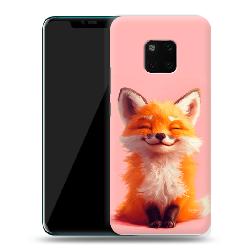 Пластиковый чехол на Huawei Mate 20 Pro с принтом милая лиса Пластиковый чехол на Huawei Mate 20 Pro с принтом милая лиса