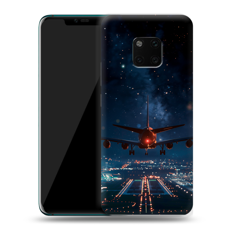 Пластиковый чехол на Huawei Mate 20 Pro с принтом самолет Пластиковый чехол на Huawei Mate 20 Pro с принтом самолет
