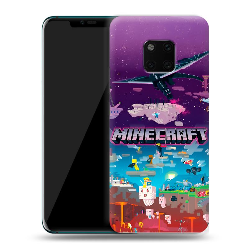 Пластиковый чехол на Huawei Mate 20 Pro с принтом Майнкрафт Minecraft Пластиковый чехол на Huawei Mate 20 Pro с принтом Майнкрафт Minecraft