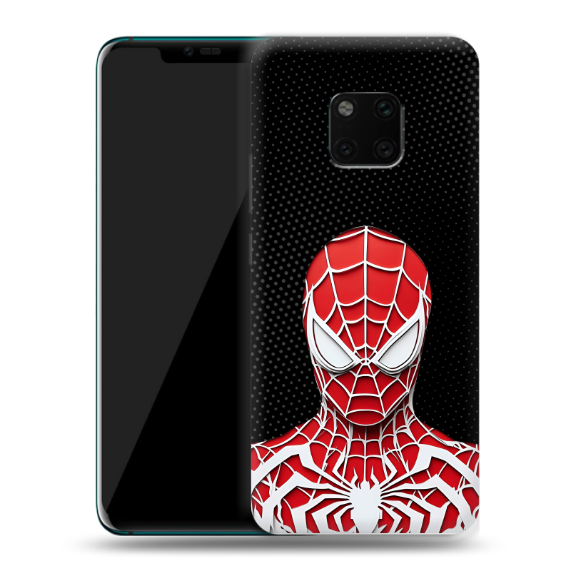 Пластиковый чехол на Huawei Mate 20 Pro с принтом человек паук spiderman Пластиковый чехол на Huawei Mate 20 Pro с принтом человек паук spiderman