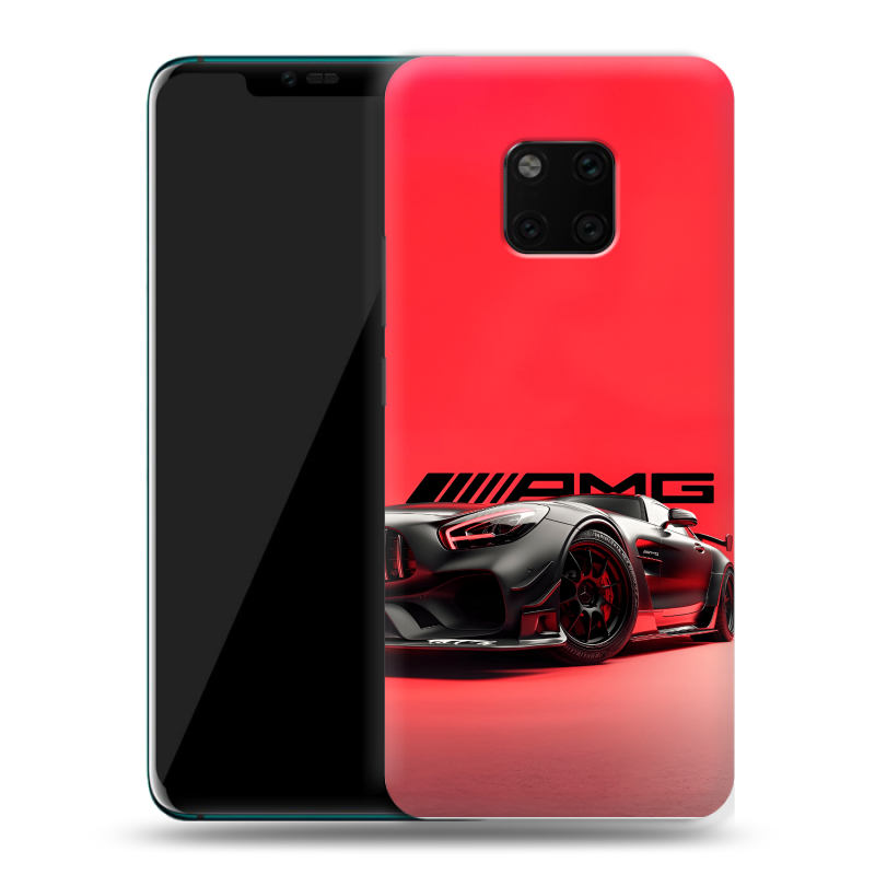 Пластиковый чехол на Huawei Mate 20 Pro с принтом Мерседес Mercedes AMG Пластиковый чехол на Huawei Mate 20 Pro с принтом Мерседес Mercedes AMG