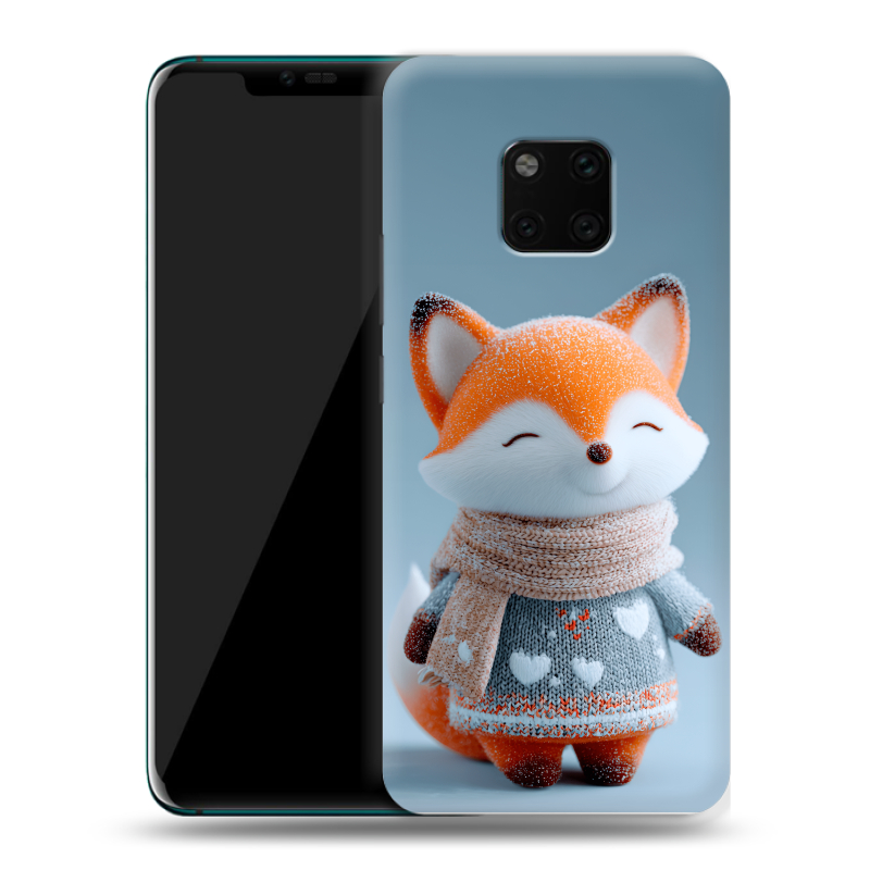 Пластиковый чехол на Huawei Mate 20 Pro с принтом Лиса Пластиковый чехол на Huawei Mate 20 Pro с принтом Лиса