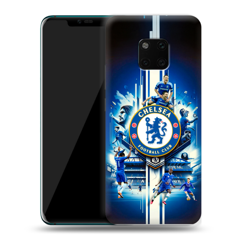 Пластиковый чехол на Huawei Mate 20 Pro с принтом Chelsea Челси Пластиковый чехол на Huawei Mate 20 Pro с принтом Chelsea Челси