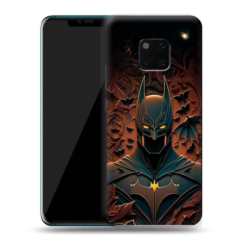 Пластиковый чехол на Huawei Mate 20 Pro с принтом Batman Бэтмен Пластиковый чехол на Huawei Mate 20 Pro с принтом Batman Бэтмен