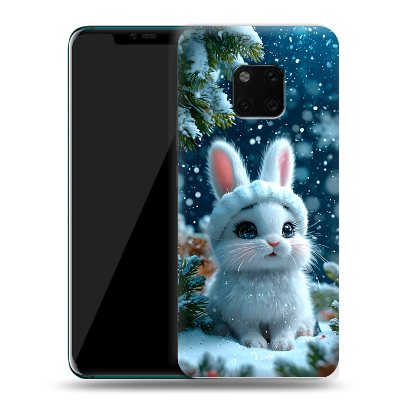 Пластиковый чехол на Huawei Mate 20 Pro с принтом Новый год Пластиковый чехол на Huawei Mate 20 Pro с принтом Новый год