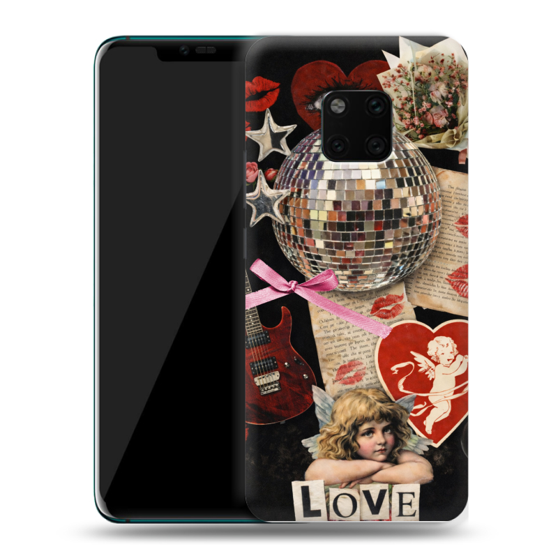 Пластиковый чехол на Huawei Mate 20 Pro с принтом для девочек Пластиковый чехол на Huawei Mate 20 Pro с принтом для девочек