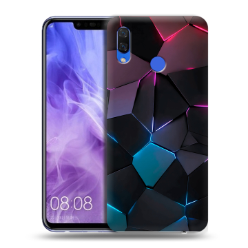 Силиконовый чехол на Huawei Nova 3i с принтом Геометрия неона Силиконовый чехол на Huawei Nova 3i с принтом Геометрия неона