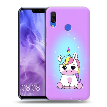 Силиконовый чехол на Huawei Nova 3i с принтом Единорог Силиконовый чехол на Huawei Nova 3i с принтом Единорог