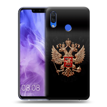 Силиконовый чехол на Huawei Nova 3i с принтом Герб России Силиконовый чехол на Huawei Nova 3i с принтом Герб России