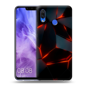 Силиконовый чехол на Huawei Nova 3i с принтом Яркие абстракции Силиконовый чехол на Huawei Nova 3i с принтом Яркие абстракции
