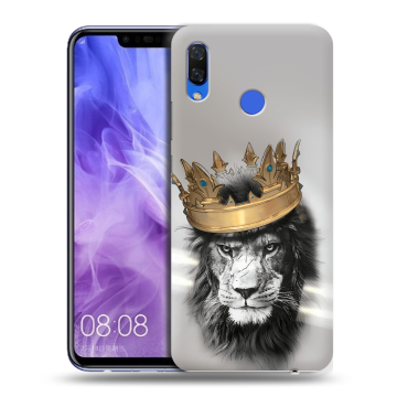 Силиконовый чехол на Huawei Nova 3i с принтом Лев с короной Силиконовый чехол на Huawei Nova 3i с принтом Лев с короной