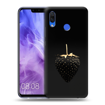 Силиконовый чехол на Huawei Nova 3i с принтом Черная клубника Силиконовый чехол на Huawei Nova 3i с принтом Черная клубника