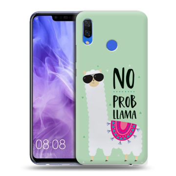 Силиконовый чехол на Huawei Nova 3i с принтом Лама Силиконовый чехол на Huawei Nova 3i с принтом Лама