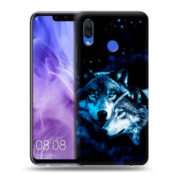 Силиконовый чехол на Huawei Nova 3i с принтом Волки Силиконовый чехол на Huawei Nova 3i с принтом Волки
