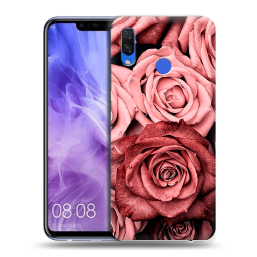 Силиконовый чехол на Huawei Nova 3i с принтом Цветы розы Силиконовый чехол на Huawei Nova 3i с принтом Цветы розы
