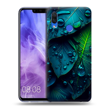 Силиконовый чехол на Huawei Nova 3i с принтом Листья Силиконовый чехол на Huawei Nova 3i с принтом Листья