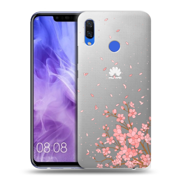 Силиконовый чехол на Huawei Nova 3i с принтом Ветка сакуры Силиконовый чехол на Huawei Nova 3i с принтом Ветка сакуры