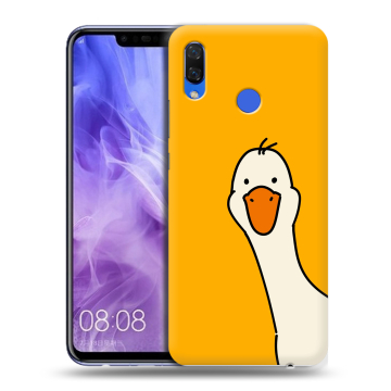 Силиконовый чехол на Huawei Nova 3i с принтом Утка Силиконовый чехол на Huawei Nova 3i с принтом Утка