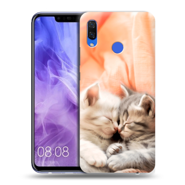 Силиконовый чехол на Huawei Nova 3i с принтом Котята Силиконовый чехол на Huawei Nova 3i с принтом Котята