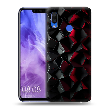 Силиконовый чехол на Huawei Nova 3i с принтом Абстракция