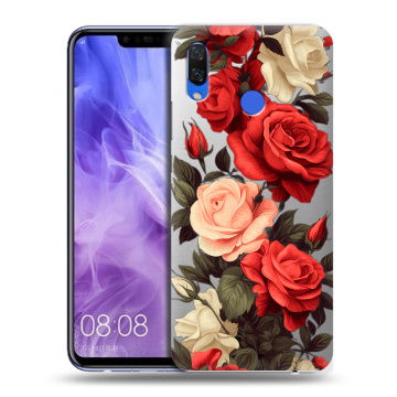 Силиконовый чехол на Huawei Nova 3i с принтом Розы Силиконовый чехол на Huawei Nova 3i с принтом Розы