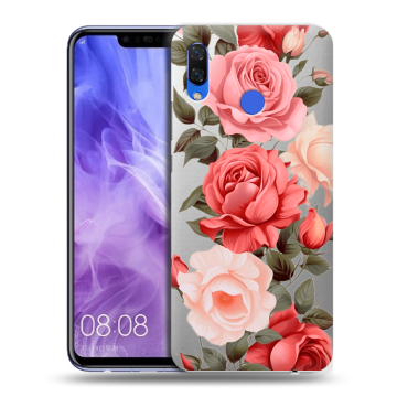 Силиконовый чехол на Huawei Nova 3i с принтом Розы Силиконовый чехол на Huawei Nova 3i с принтом Розы