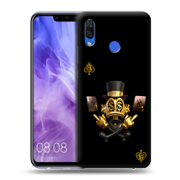 Силиконовый чехол на Huawei Nova 3i с принтом Золотой скрудж макдак Силиконовый чехол на Huawei Nova 3i с принтом Золотой скрудж макдак