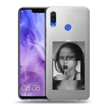 Силиконовый чехол на Huawei Nova 3i с принтом Мона Лиза Силиконовый чехол на Huawei Nova 3i с принтом Мона Лиза