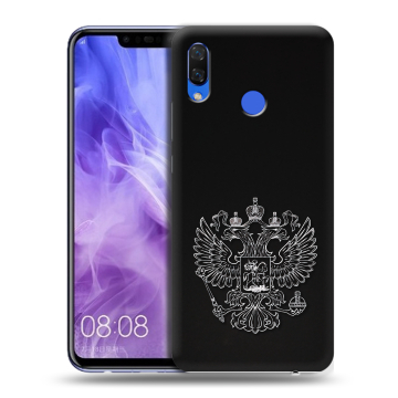 Силиконовый чехол на Huawei Nova 3i с принтом Герб России Силиконовый чехол на Huawei Nova 3i с принтом Герб России