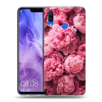 Силиконовый чехол на Huawei Nova 3i с принтом цветы пионы Силиконовый чехол на Huawei Nova 3i с принтом цветы пионы