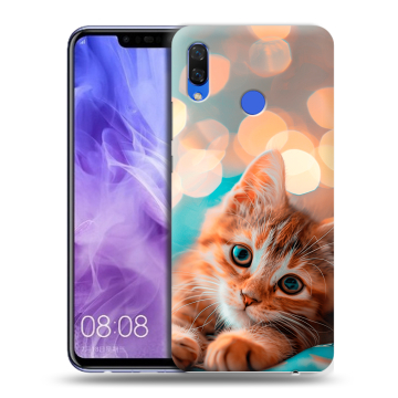 Силиконовый чехол на Huawei Nova 3i с принтом котик Силиконовый чехол на Huawei Nova 3i с принтом котик
