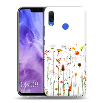 Силиконовый чехол на Huawei Nova 3i с принтом цветы Силиконовый чехол на Huawei Nova 3i с принтом цветы