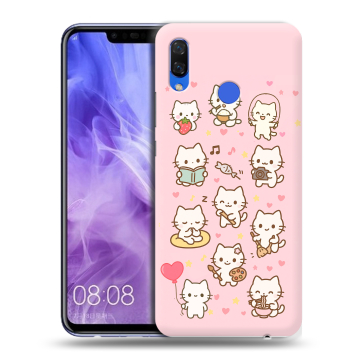 Силиконовый чехол на Huawei Nova 3i с принтом Hello Kitty Хелоу Кити Силиконовый чехол на Huawei Nova 3i с принтом Hello Kitty Хелоу Кити