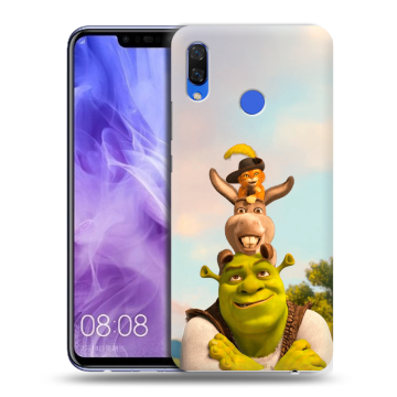 Силиконовый чехол на Huawei Nova 3i с принтом Шрек Shrek